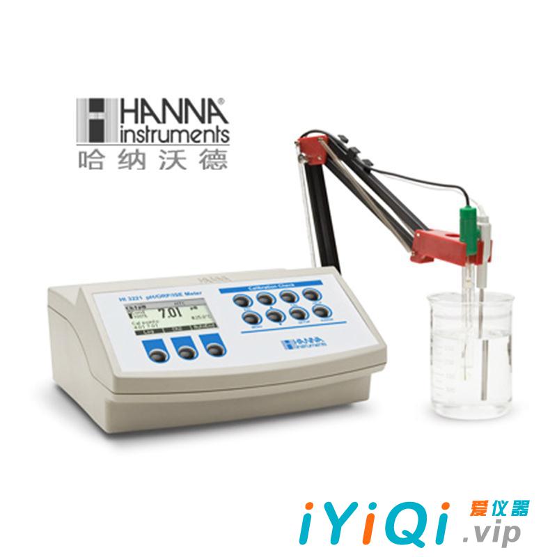 意大利哈纳HI3221 微电脑酸度pH-氧化还原ORP-离子浓度ISE-温度°C测定仪