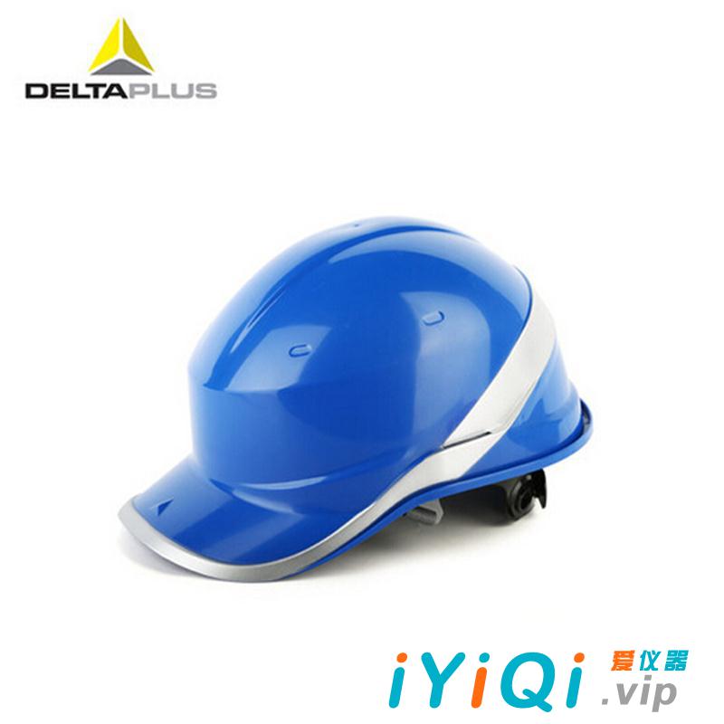 法国代尔塔deltaplus,钻石5型ABS安全帽,绝缘荧光反光条透气头部防护