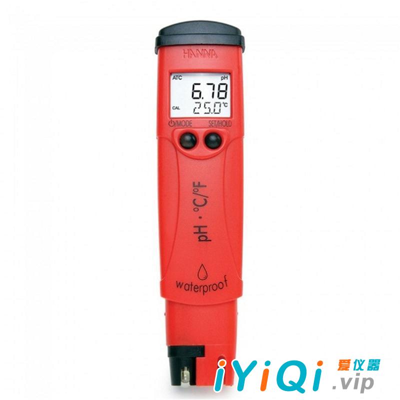 意大利HANNA HI98128笔式酸度计，防水型笔式酸度pH/°C测定仪